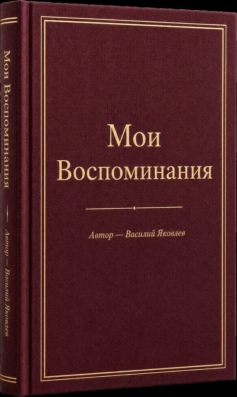 Книга воспоминаний «Мои Воспоминания» в твёрдом переплёте