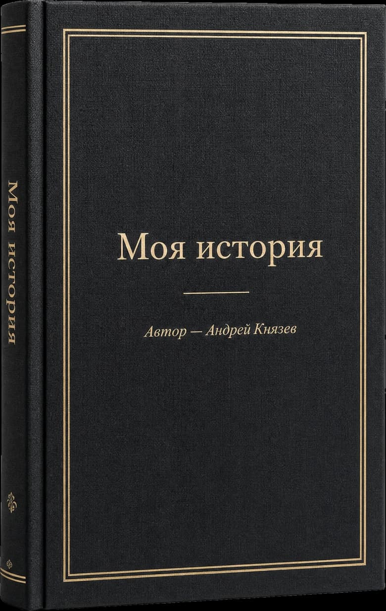 Книга воспоминаний «Моя история» в твёрдом переплёте